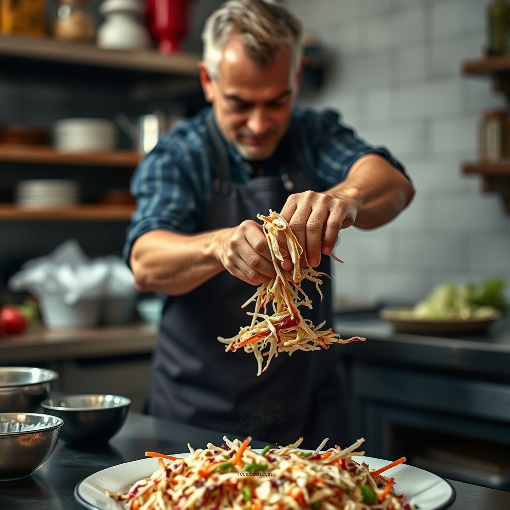 Preparation Steps - spicy coleslaw recipe
