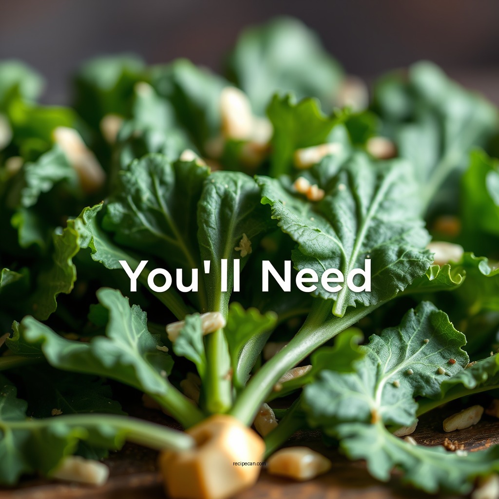 Ingredients You'll Need - spinach and kale salad recipe