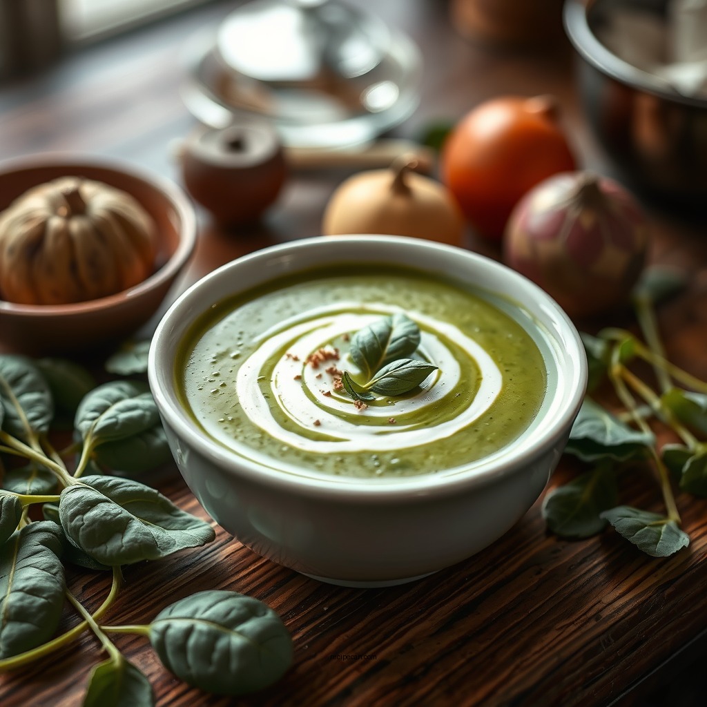 Ingredients You’ll Need - spinach bisque soup recipe