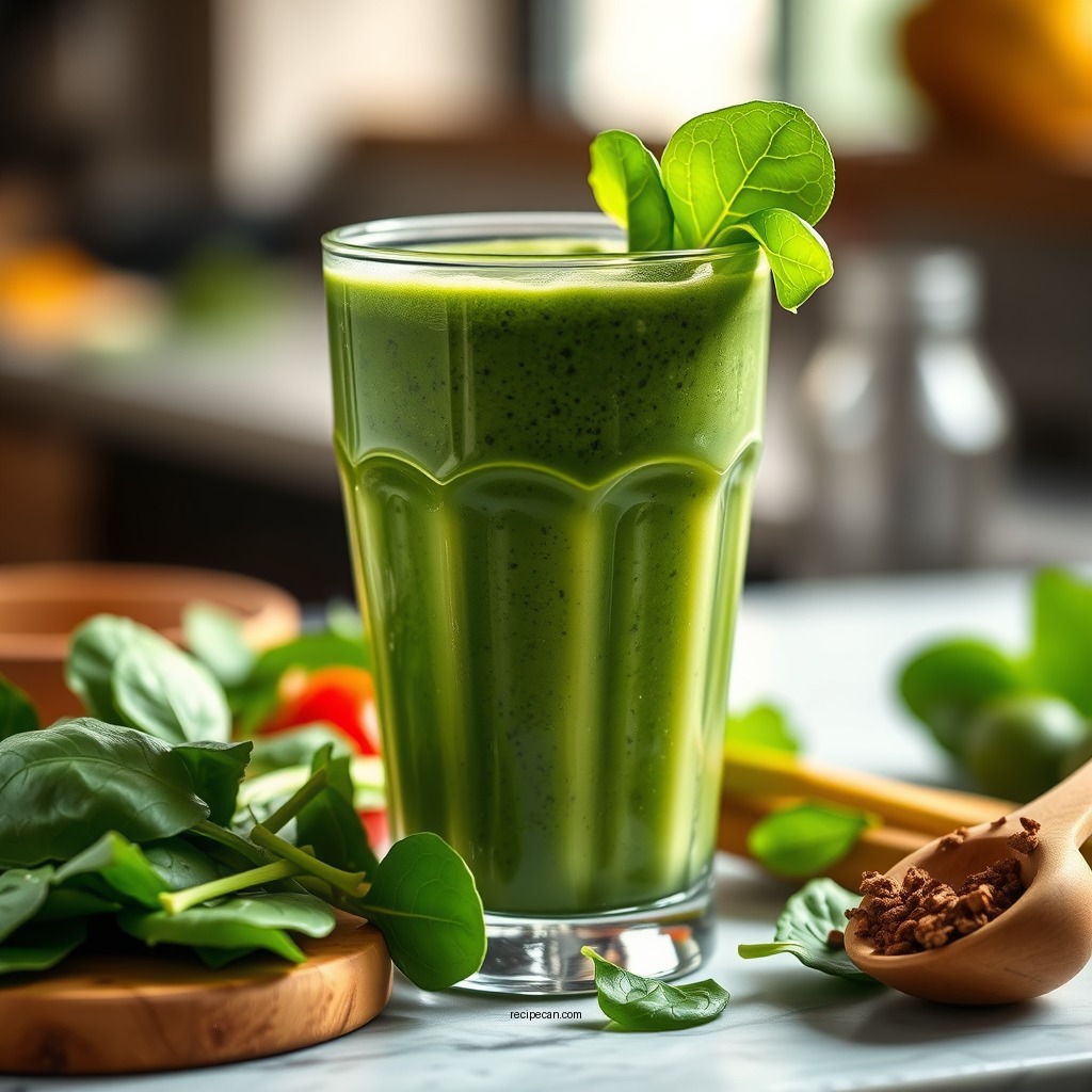 Health Benefits of Spinach - spinach fruit smoothie recipe