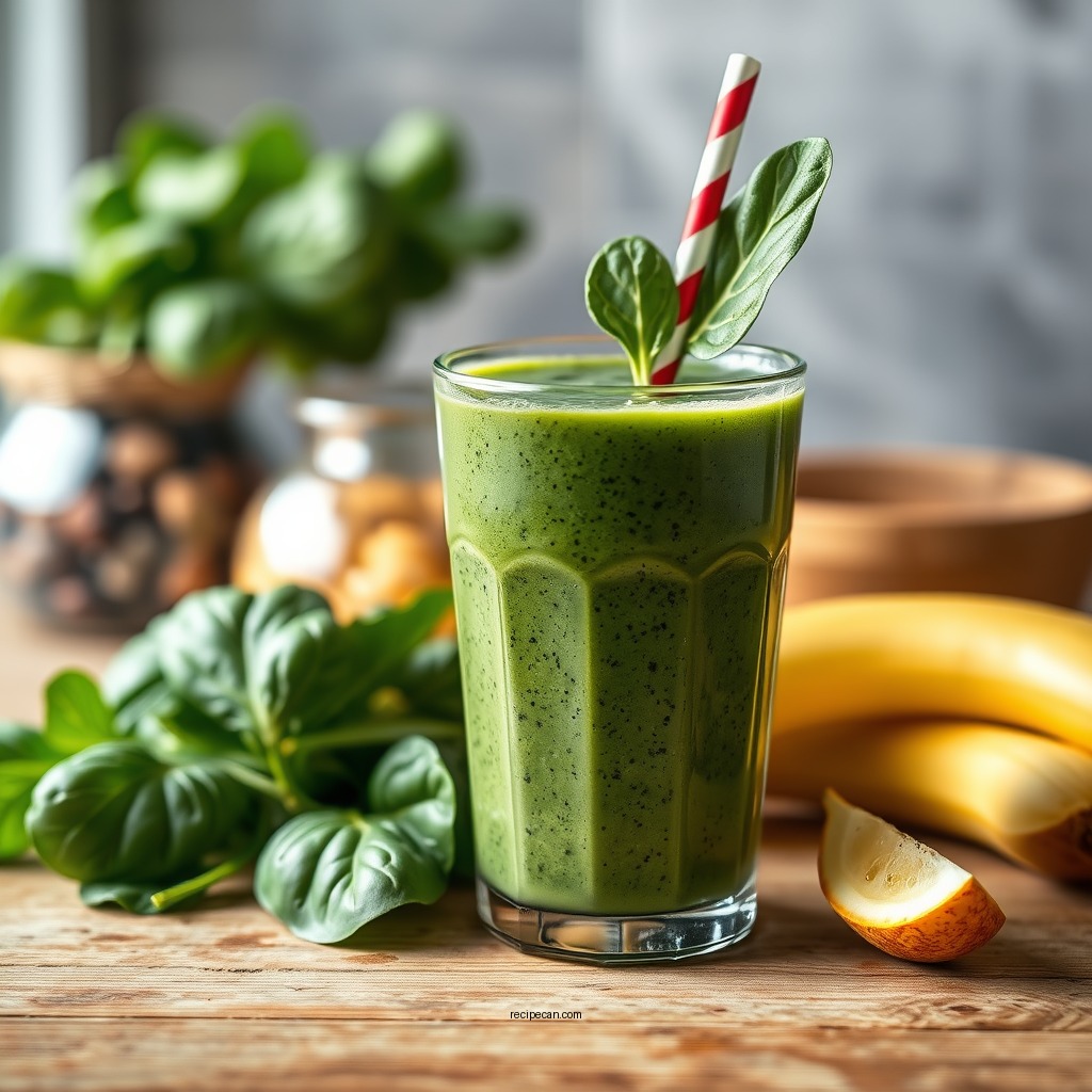Ingredients You'll Need - spinach fruit smoothie recipe