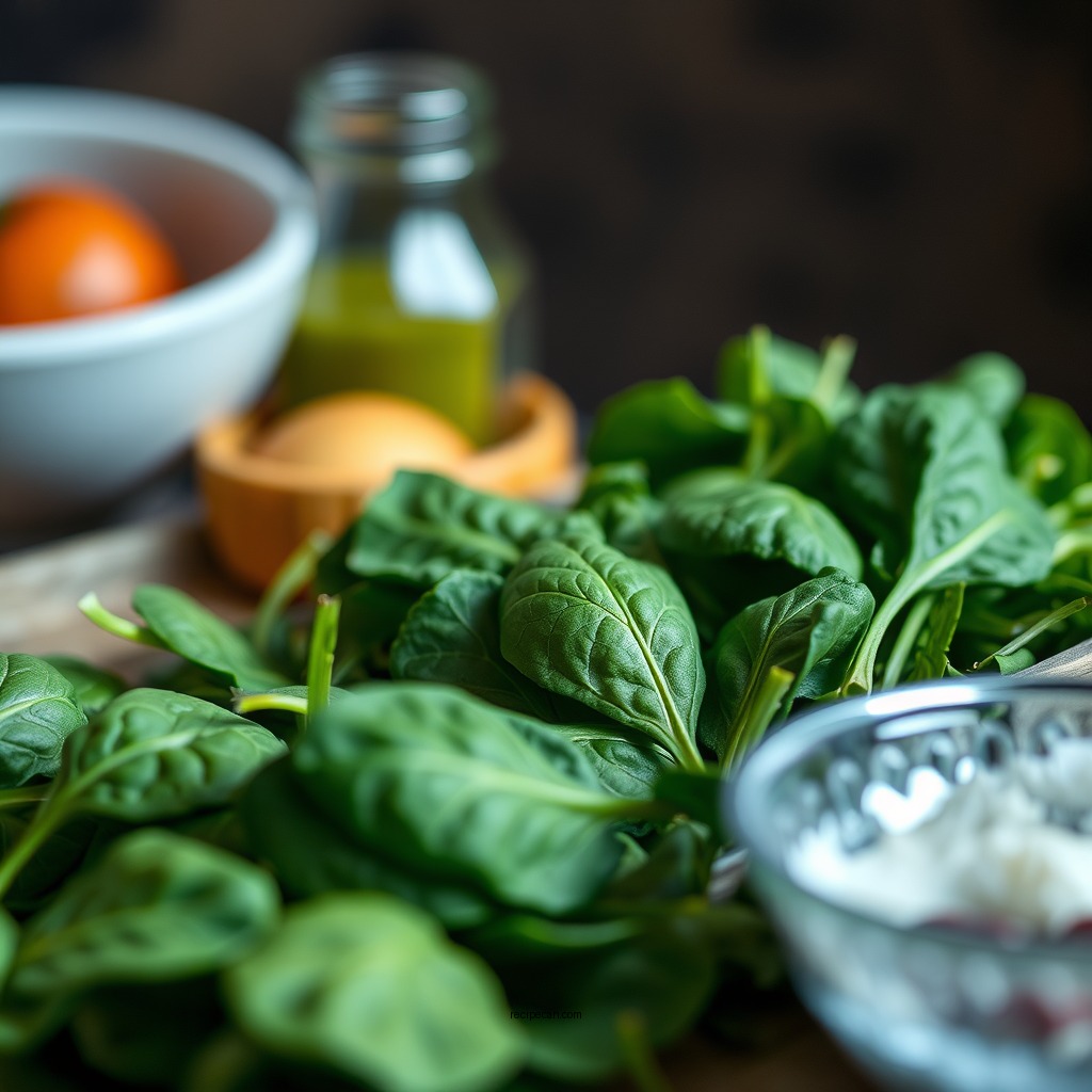 Ingredients You'll Need - spinach pie recipe