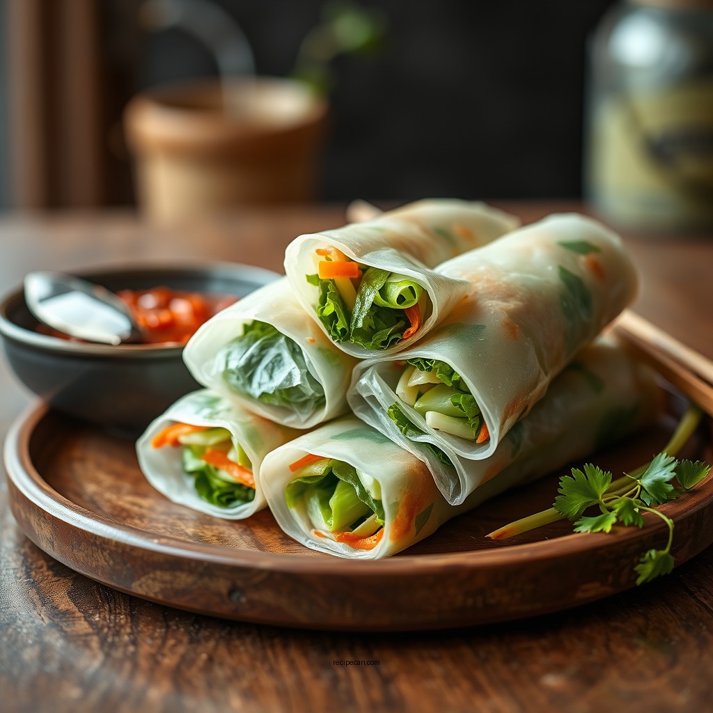 Classic Vegetable Spring Rolls - spring roll recipes