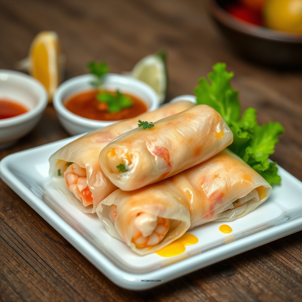 Shrimp and Mango Spring Rolls - spring roll recipes