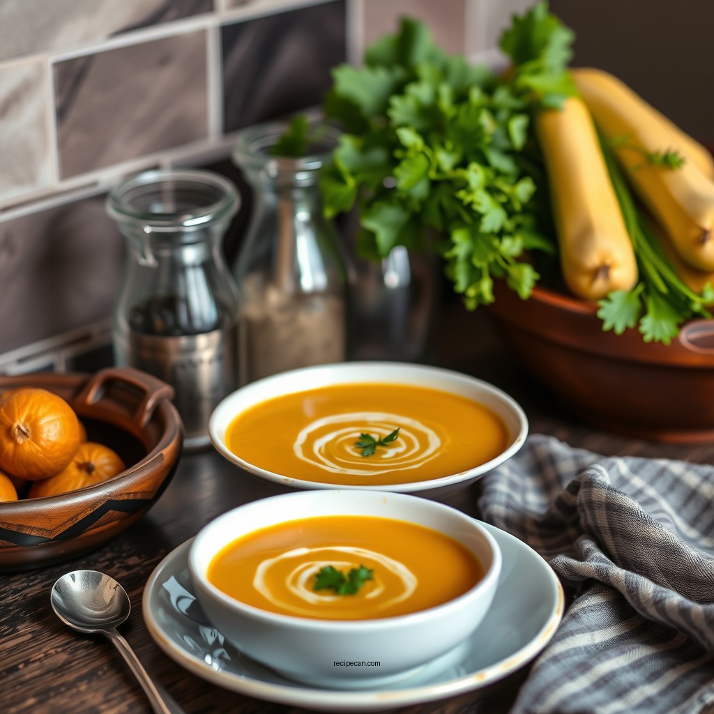 Creamy Butternut Squash Soup - squash recipes butternut