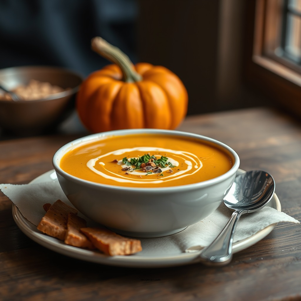 Spiced Pumpkin Soup - squash soup recipes