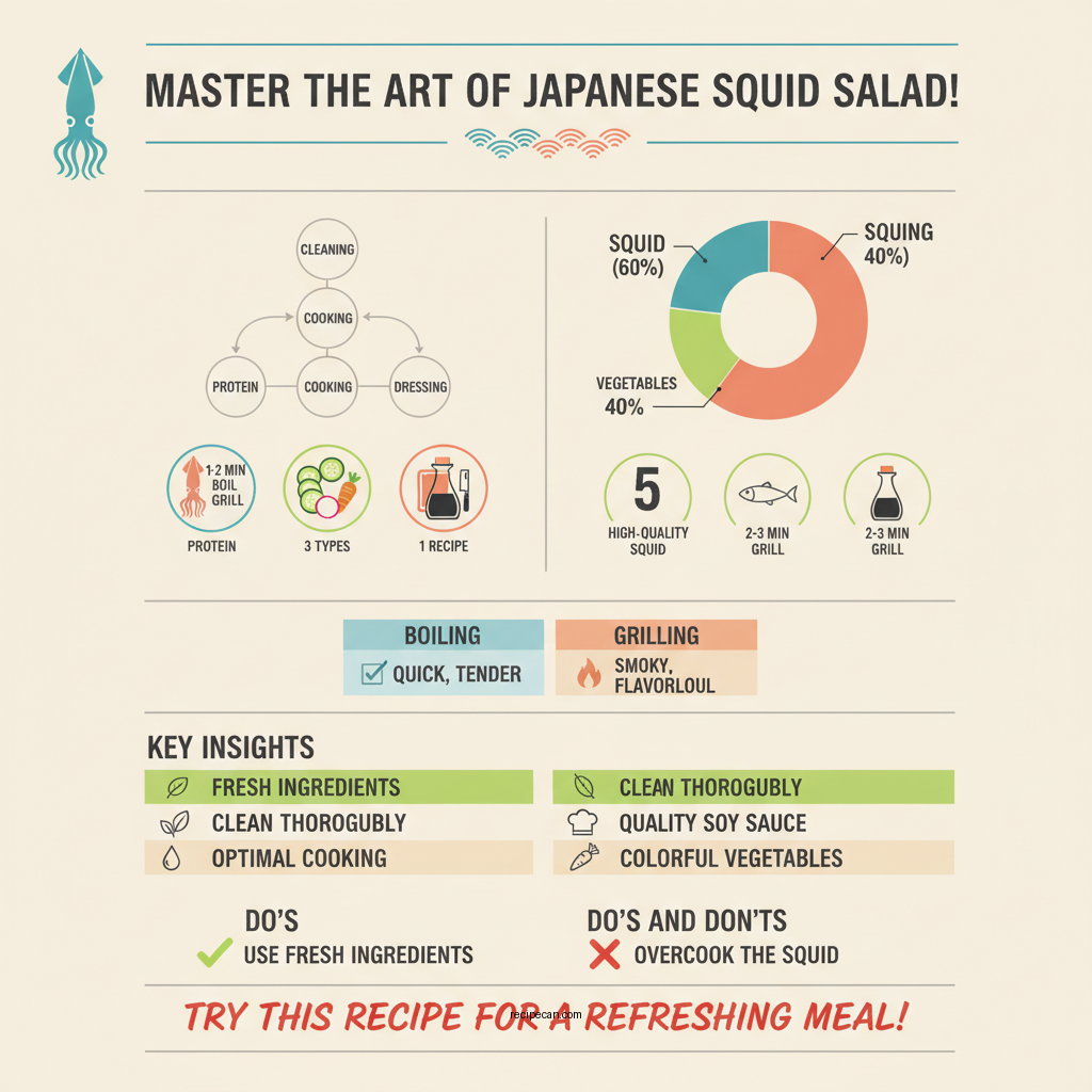 squid salad japanese recipe - Data Infographic and Statistics