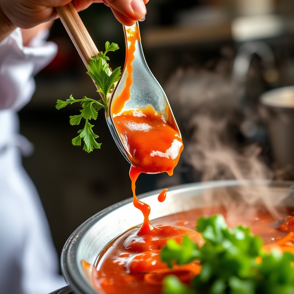 Cooking Process - sriracha sauce recipe