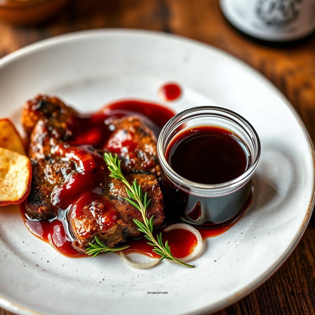 Red Wine Reduction Sauce - steak sauce recipes