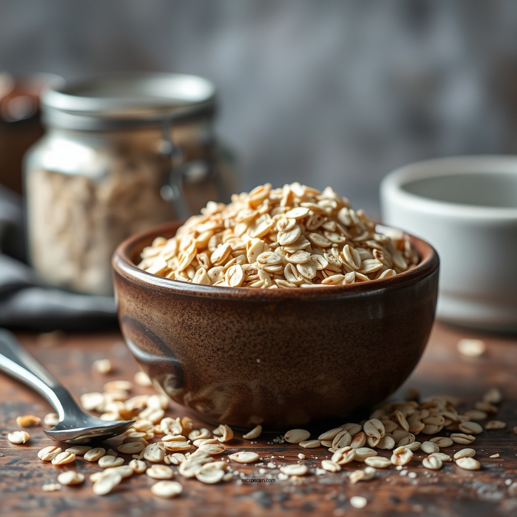 Ingredients You'll Need - steel cut rolled oats oatmeal recipe