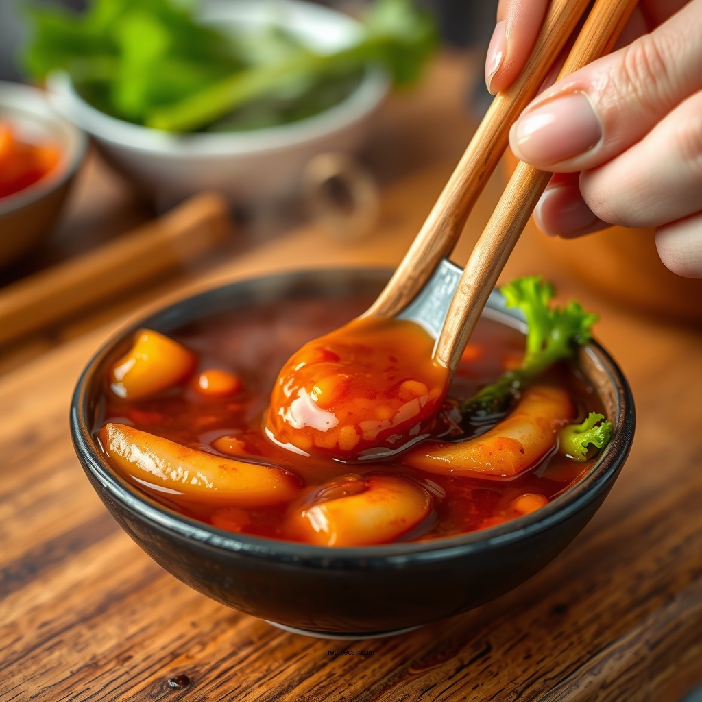 Preparing the Stir Fry Sauce - stir fry sauce recipe