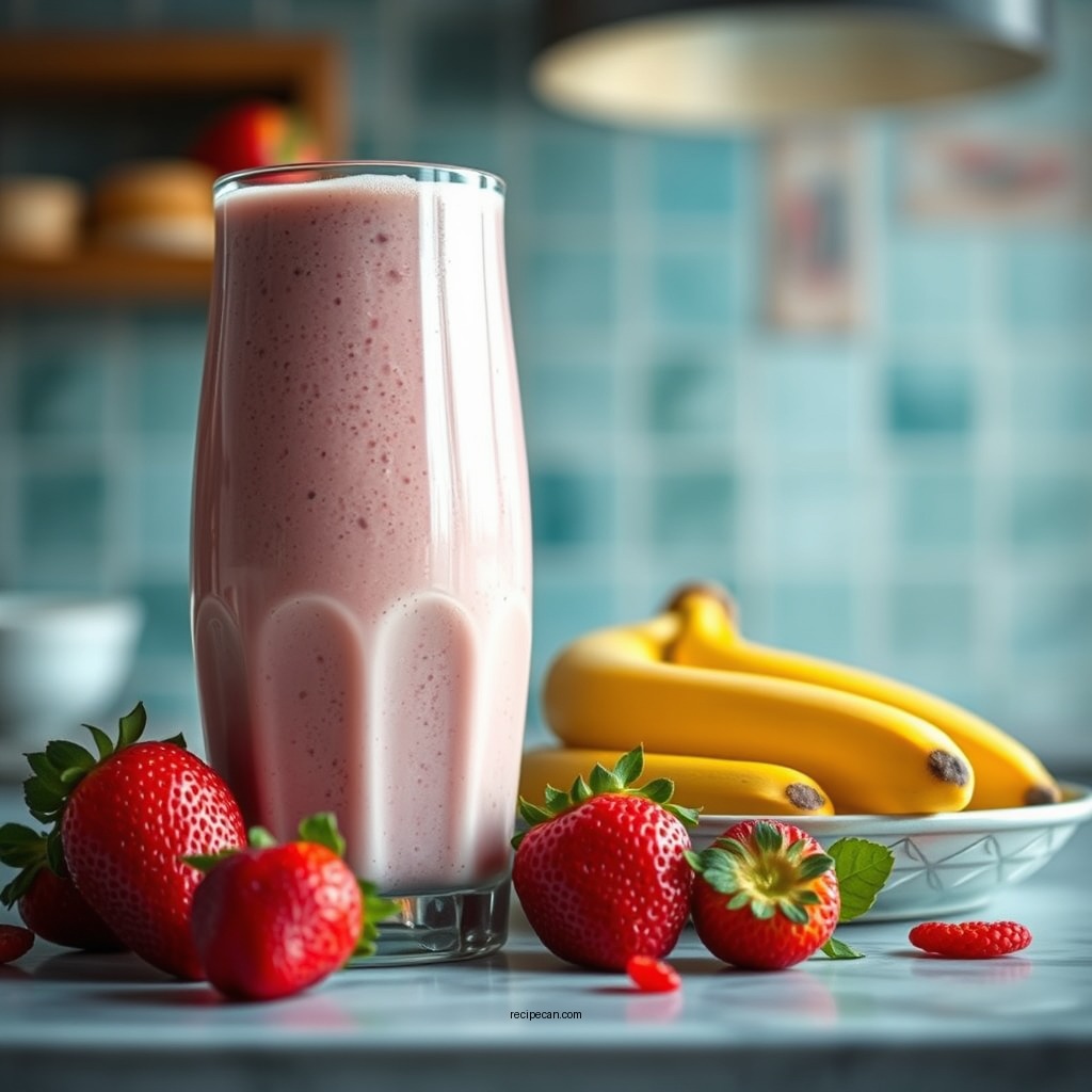 Ingredients You'll Need - strawberry banana mcdonalds smoothie recipe