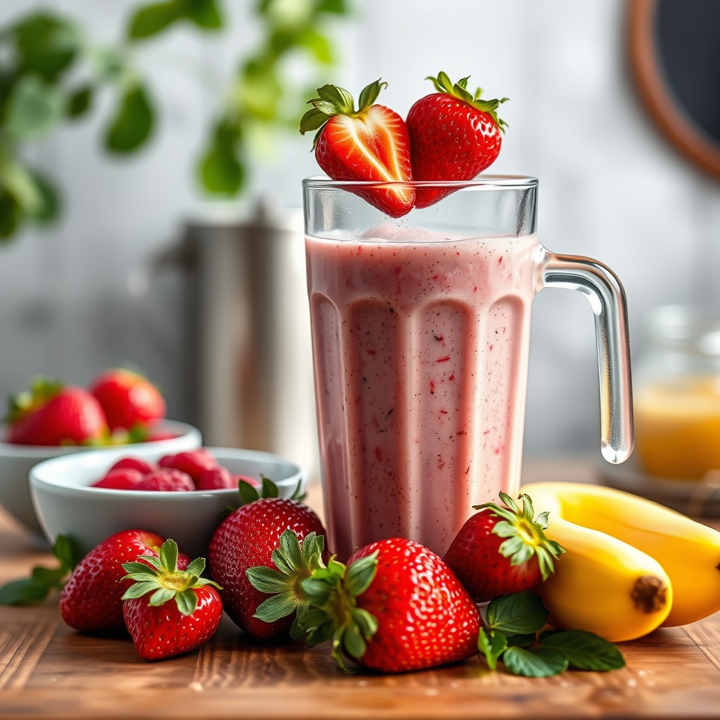 Choosing Your Ingredients - strawberry banana smoothie recipe without yogurt