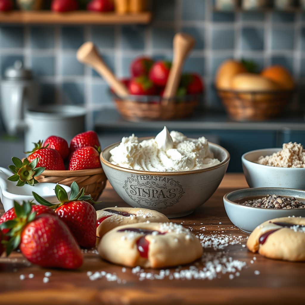 Ingredients You'll Need - strawberry cookie recipe