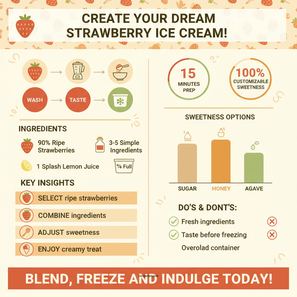 strawberry ice cream ninja creami recipe - Data Infographic and Statistics