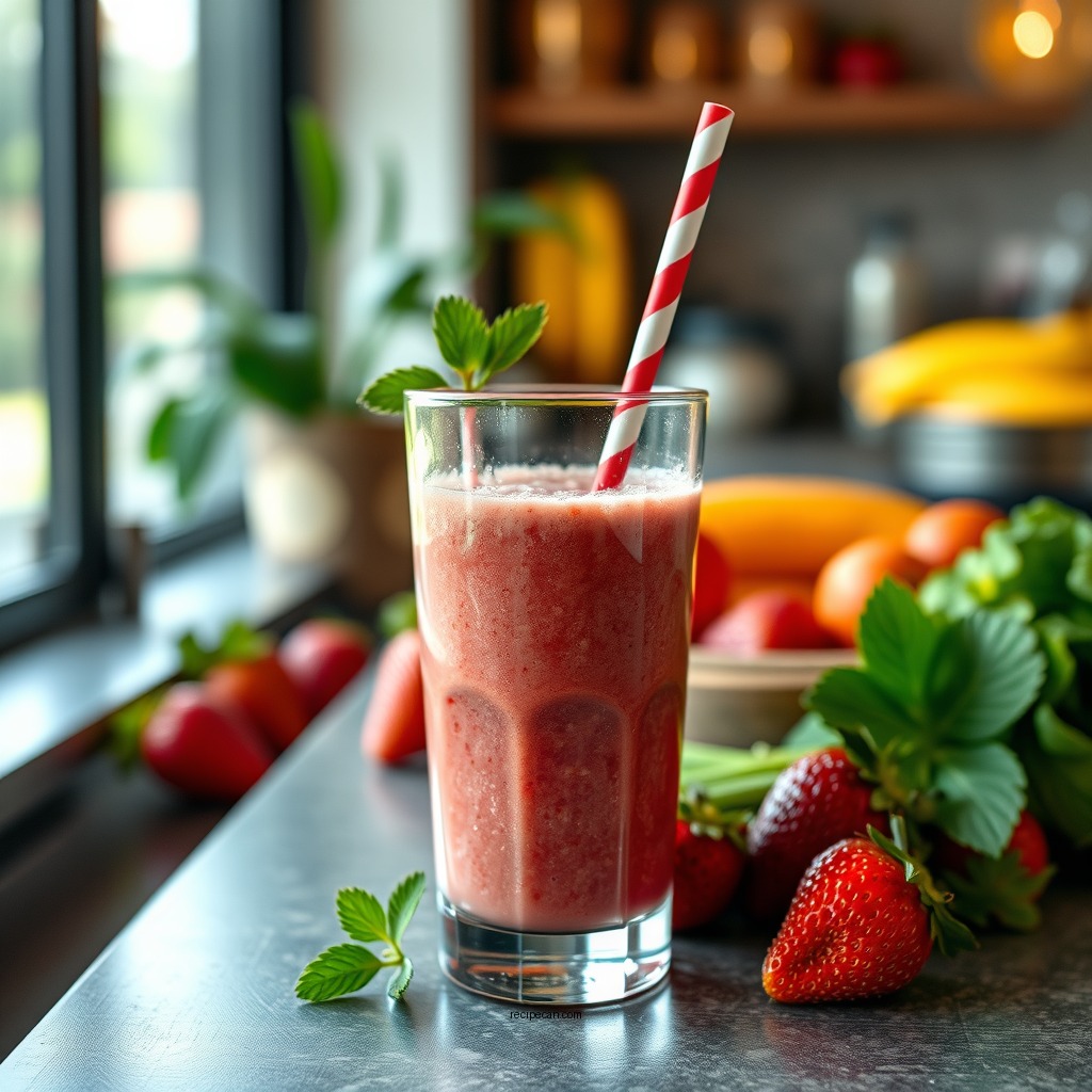 Ingredients You'll Need - strawberry mango smoothie recipe