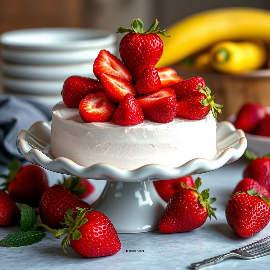 Ingredients You'll Need - strawberry mousse cake recipe