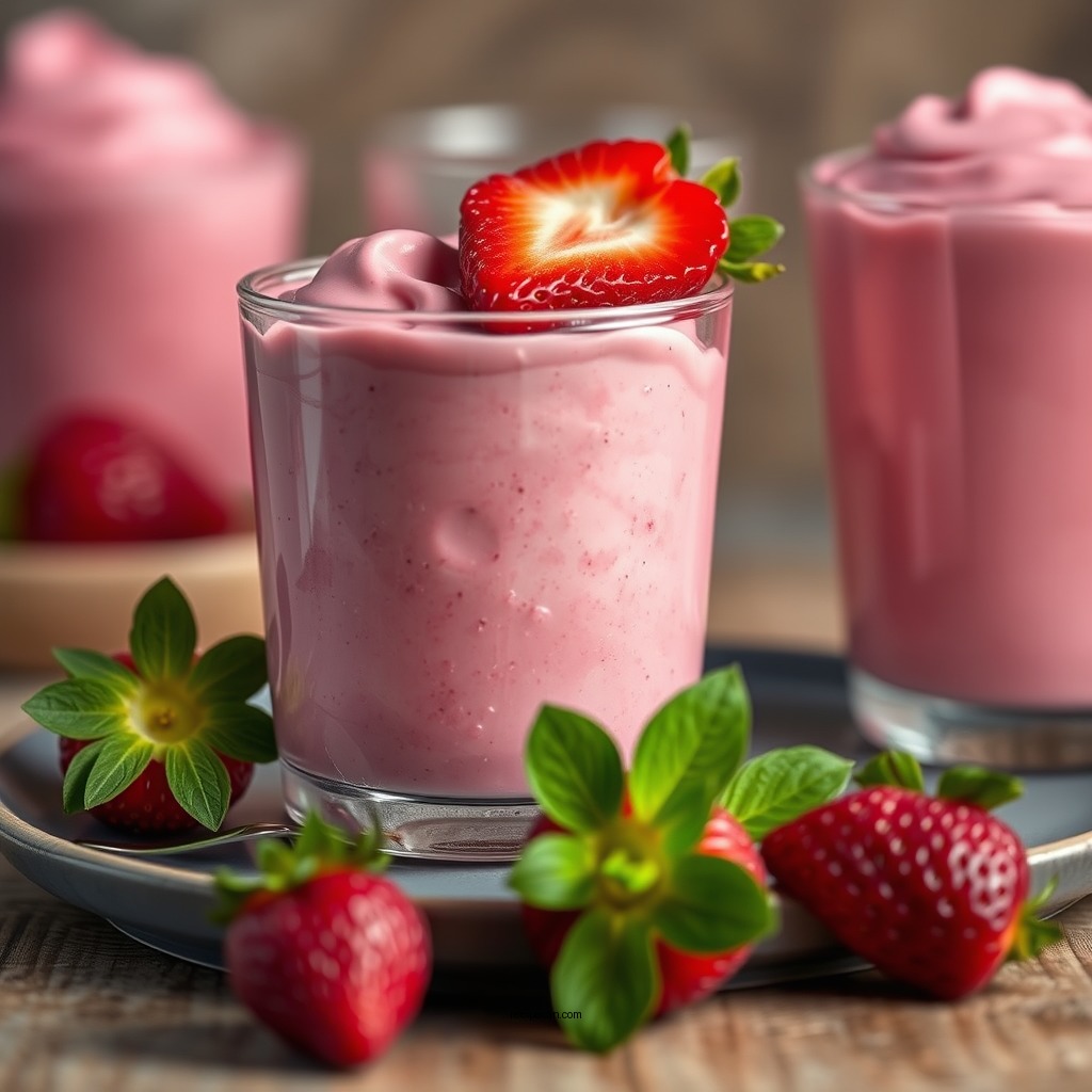 Vegan Strawberry Mousse - strawberry mousse recipes