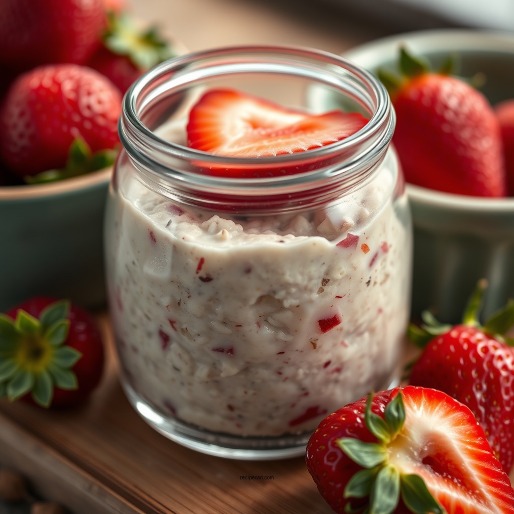 Flavor Enhancements - strawberry overnight oats recipe