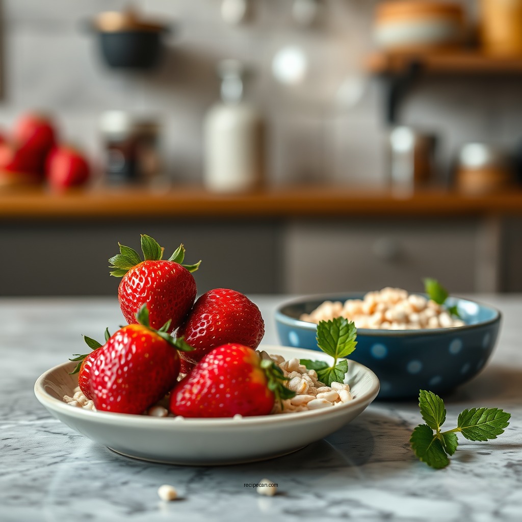 Ingredients You Need - strawberry overnight oats recipe
