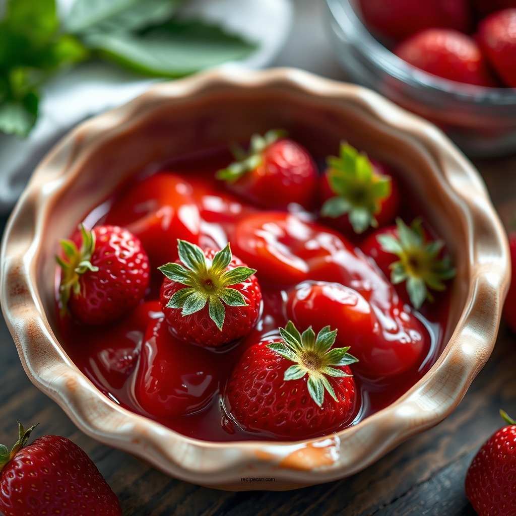 Ingredients Needed - strawberry pie filling recipe