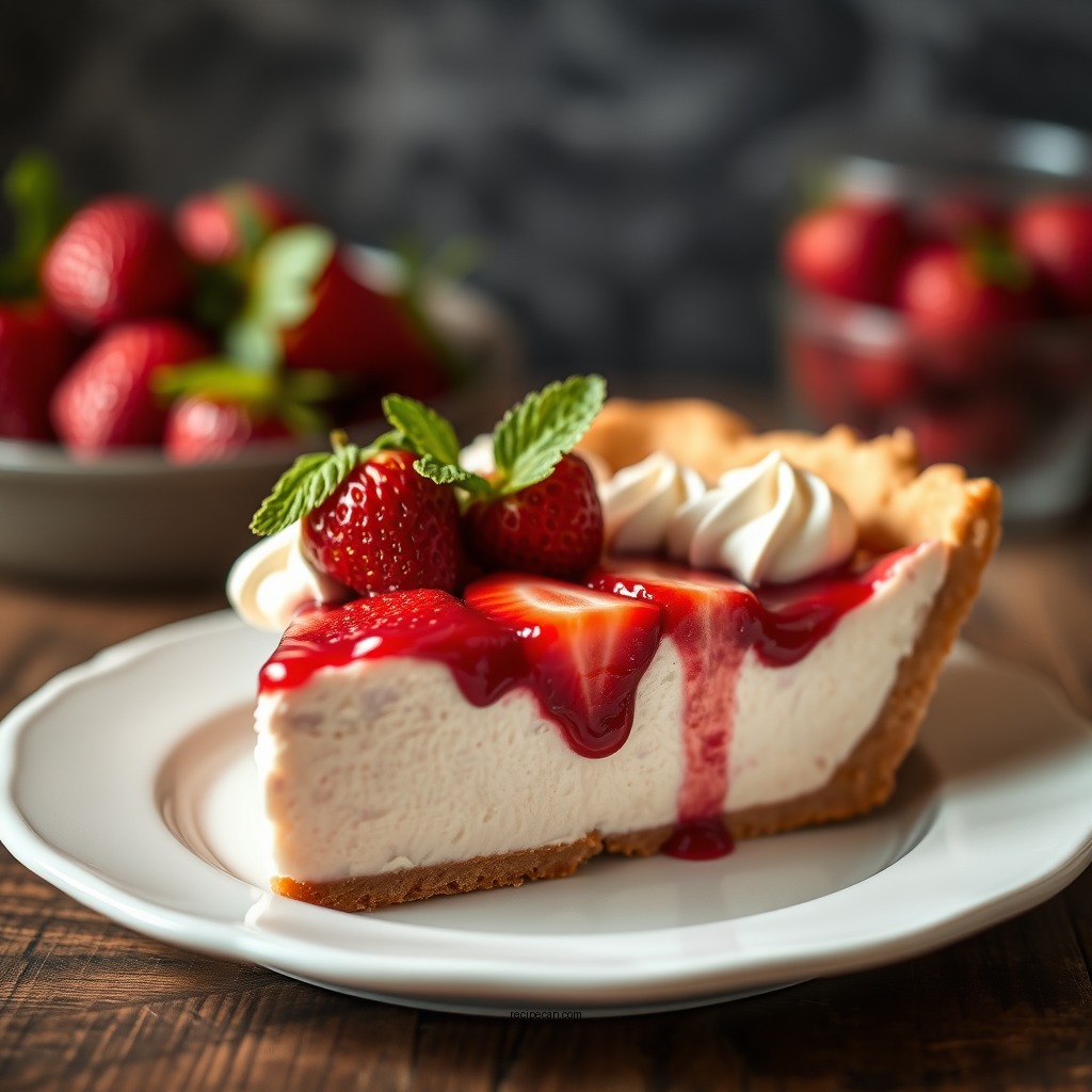 Strawberry Cream Cheese Pie - strawberry pie recipes