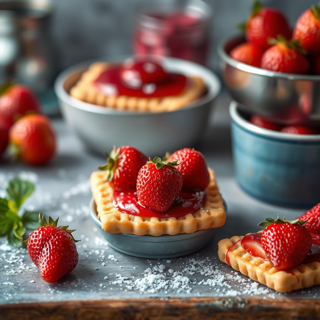 Ingredients You'll Need - strawberry pop tart recipe