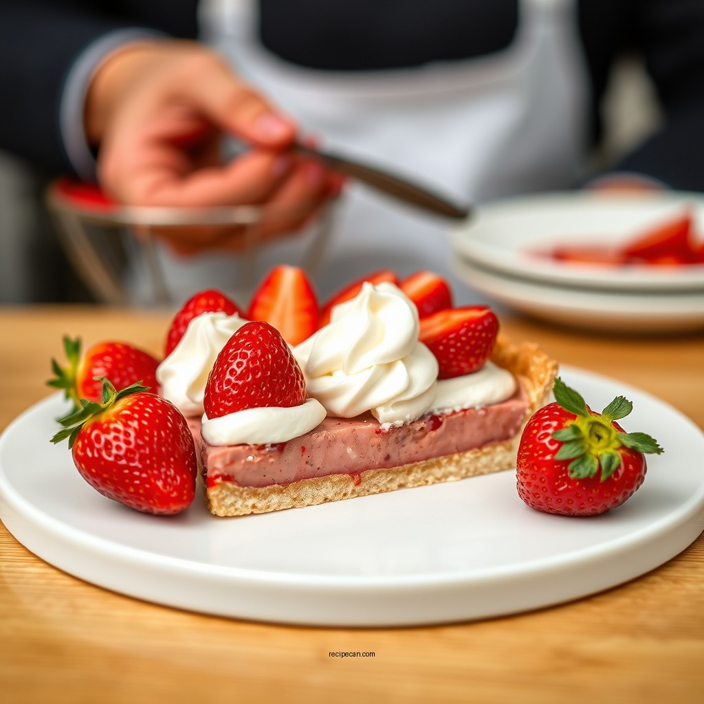 No-Bake Strawberry Tart - strawberry tart recipes