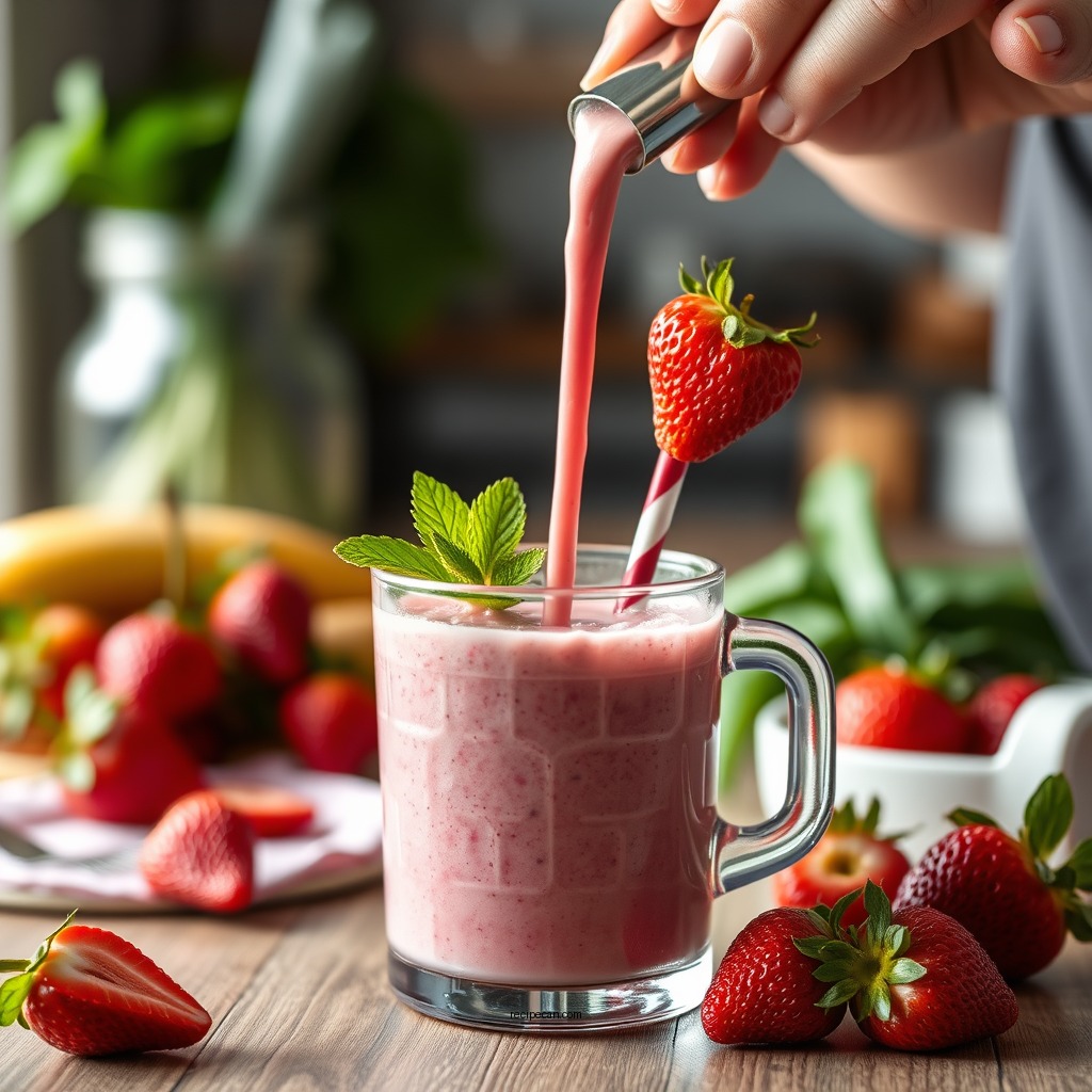 Blending Tips for the Perfect Smoothie - strawberry yogurt smoothie recipe