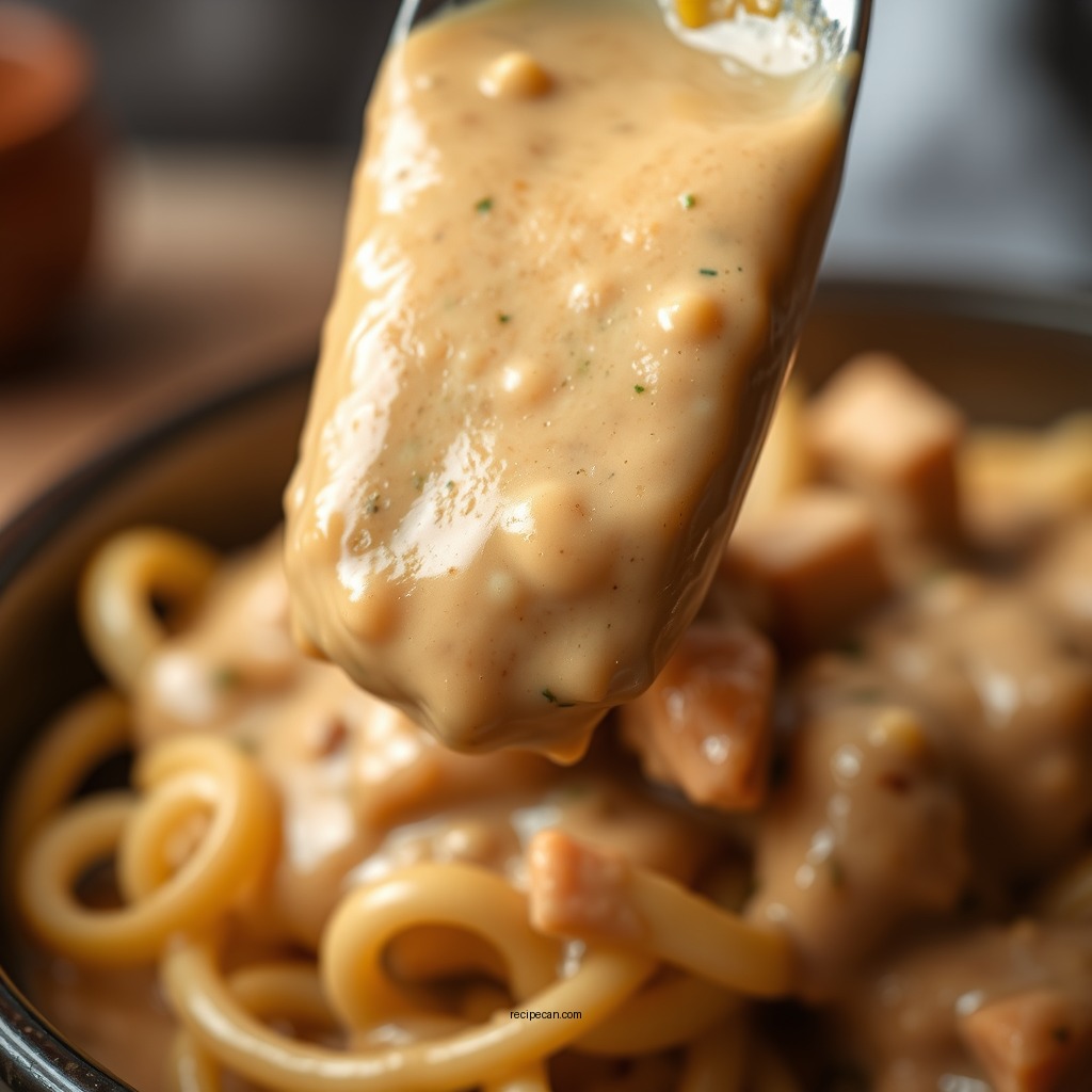 Cooking the Sauce - stroganoff sauce recipe