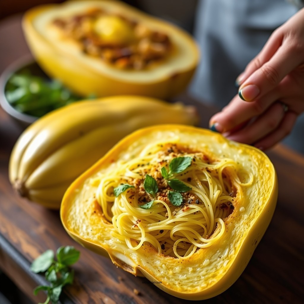 Basic Preparation of Spaghetti Squash - stuffed spaghetti squash recipes