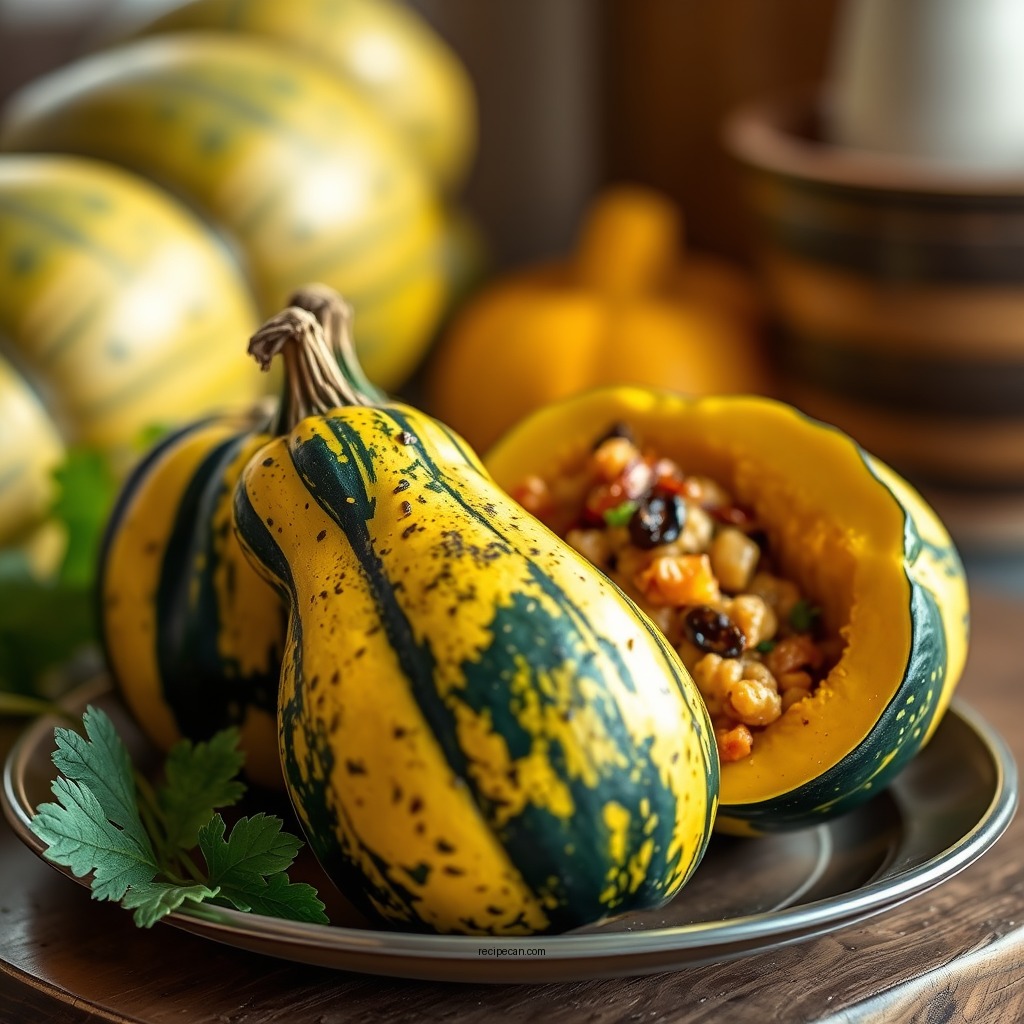 Choosing the Right Squash - stuffed squash recipe