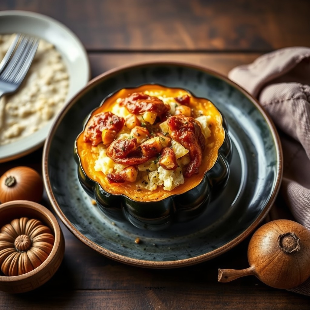 Classic Stuffed Acorn Squash - stuffed squash recipes