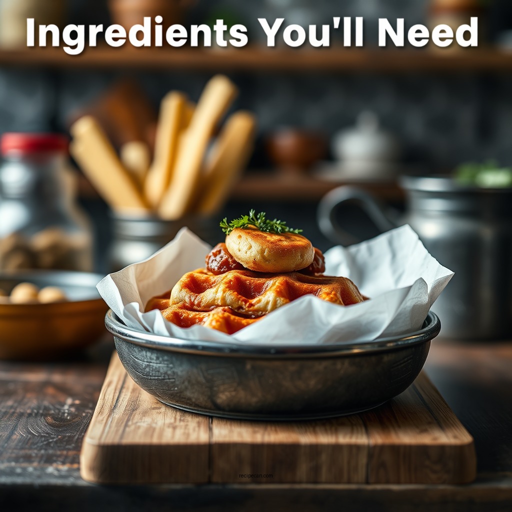Ingredients You'll Need - stuffed waffle recipe