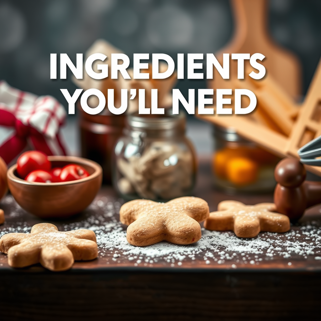 Ingredients You'll Need - sugar cookie cutout recipe