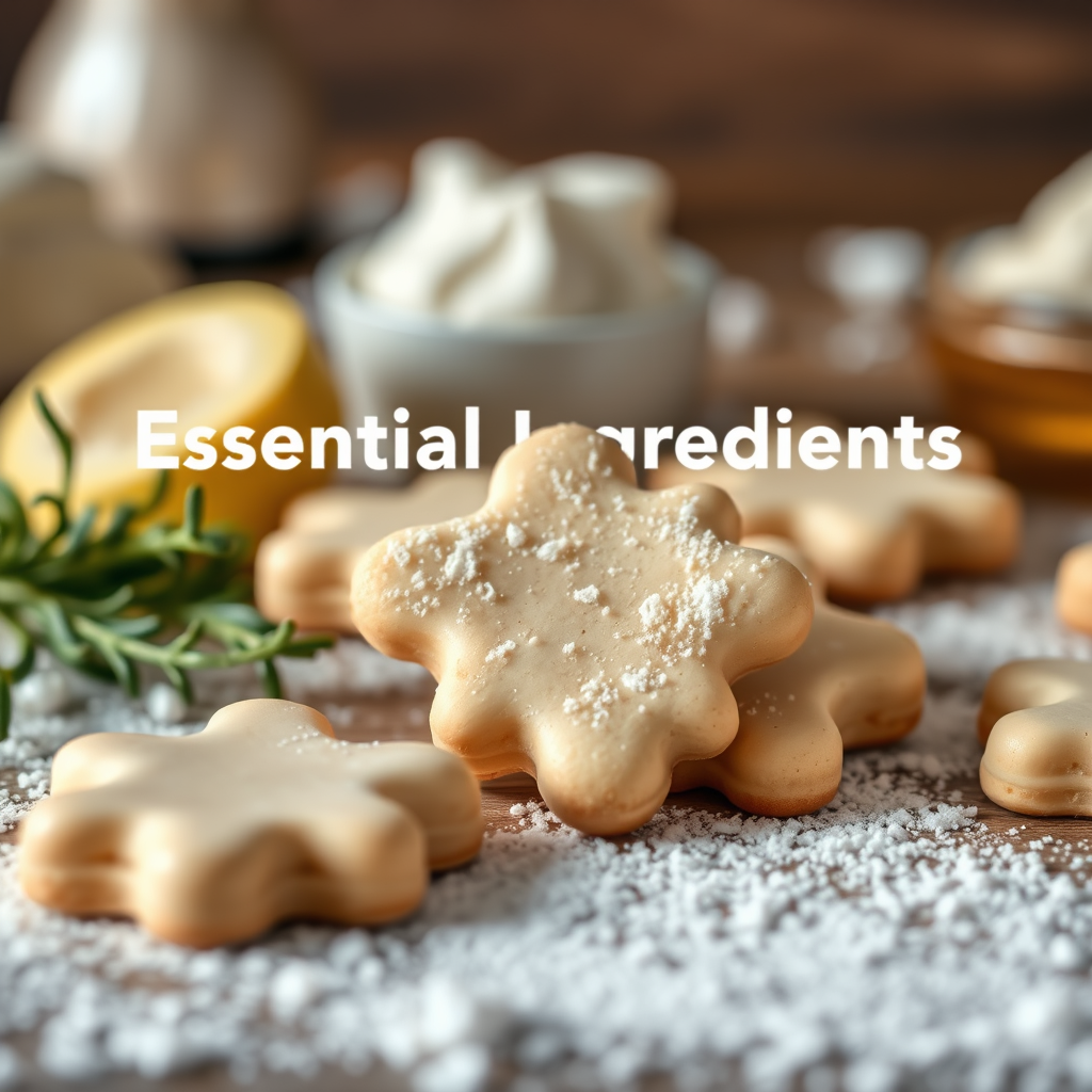 Essential Ingredients for Sugar Cookies - sugar cookie recipe cut out
