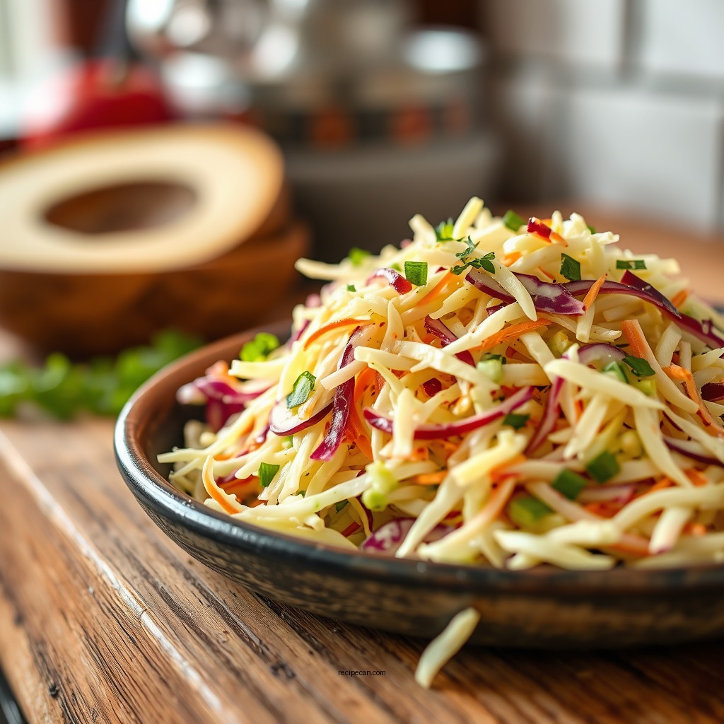 Ingredients for the Perfect Coleslaw - summer coleslaw recipe
