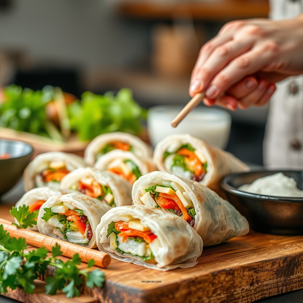Choosing the Right Ingredients - summer roll recipe