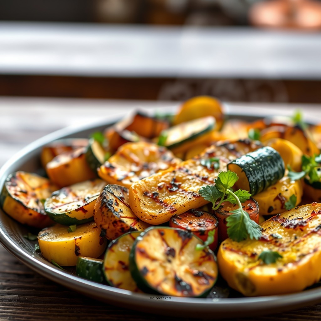 Grilled Summer Squash Medley - summer squash recipes