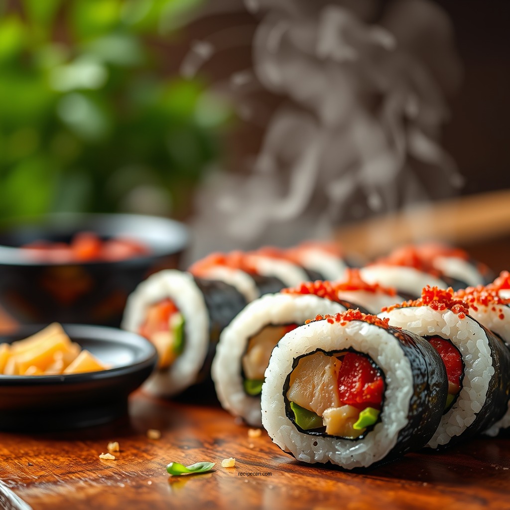 Essential Ingredients for Sushi Rolls - sushi recipe roll