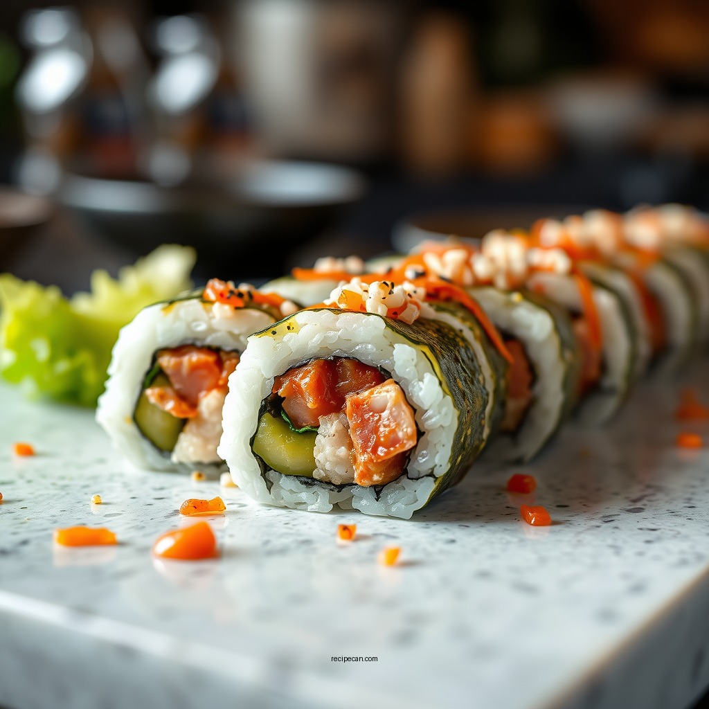 Spicy Tuna Roll - sushi roll recipes