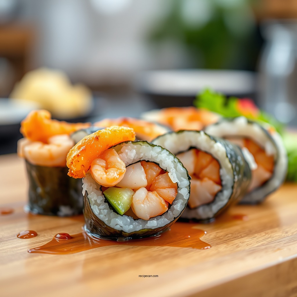 Tempura Shrimp Roll - sushi roll recipes