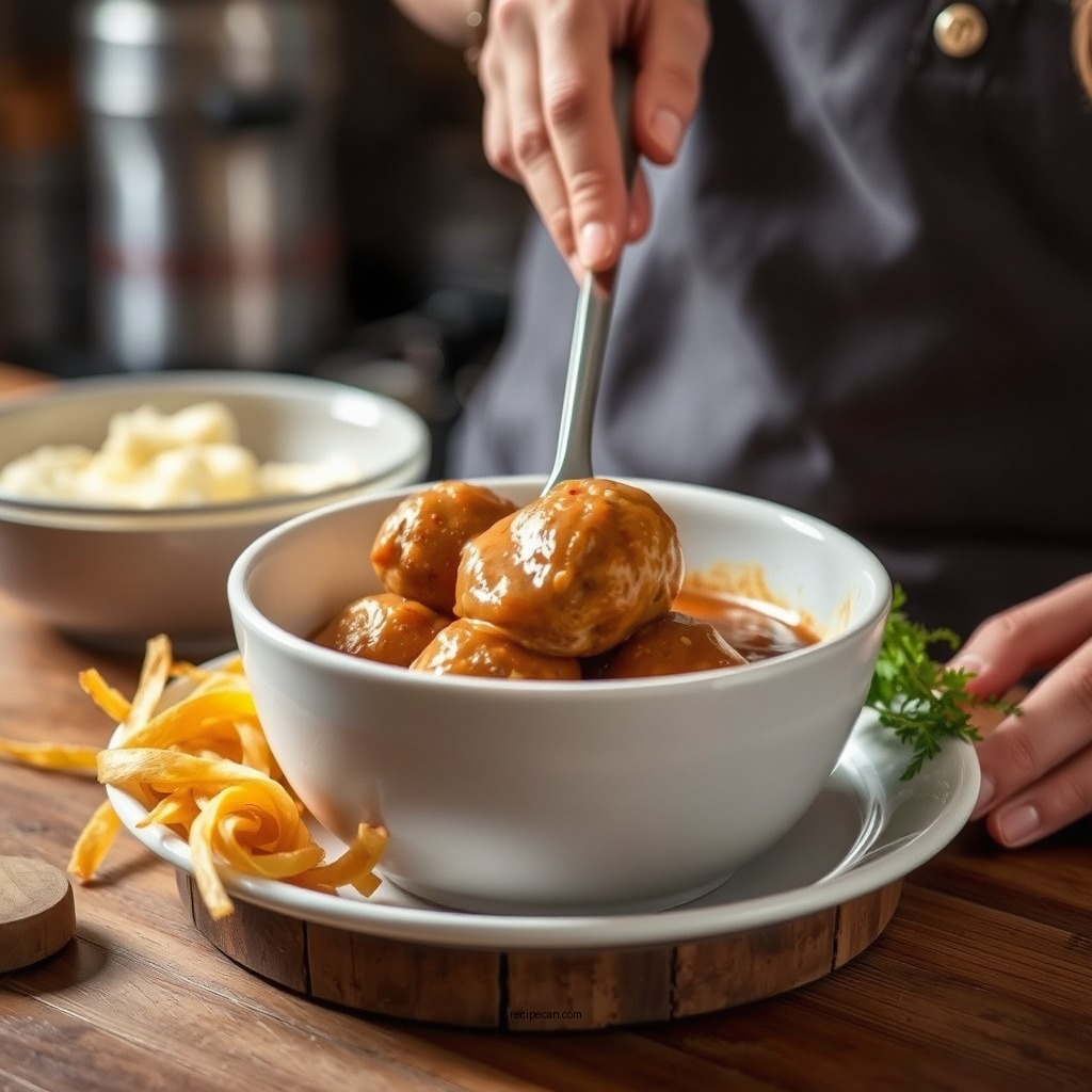 Preparing the Base - swedish meatballs sauce recipe