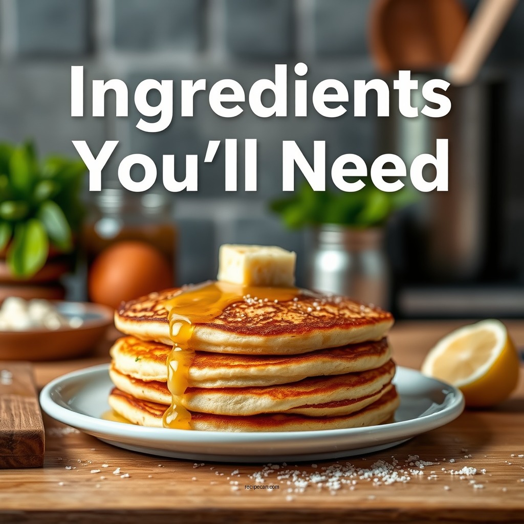 Ingredients You'll Need - swedish pancake recipe