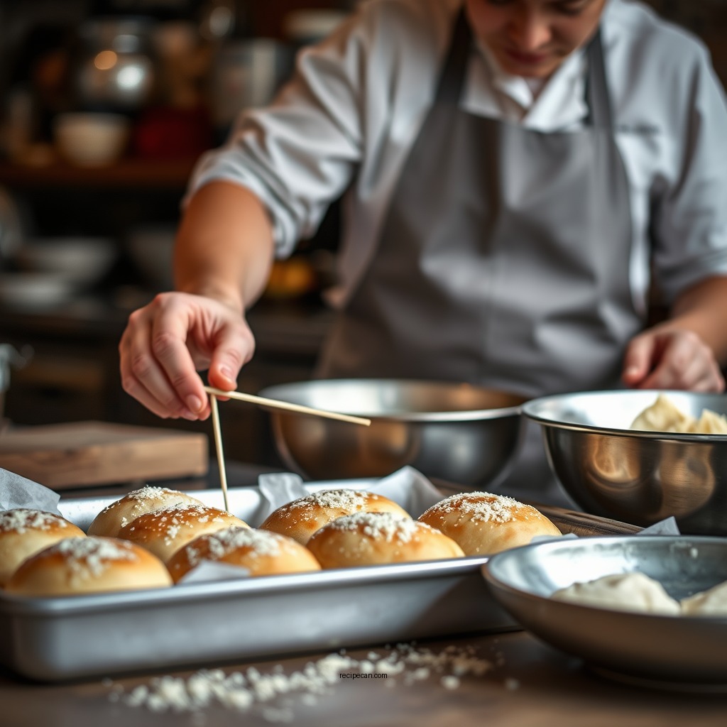 Step-by-Step Preparation - sweet dinner rolls recipe