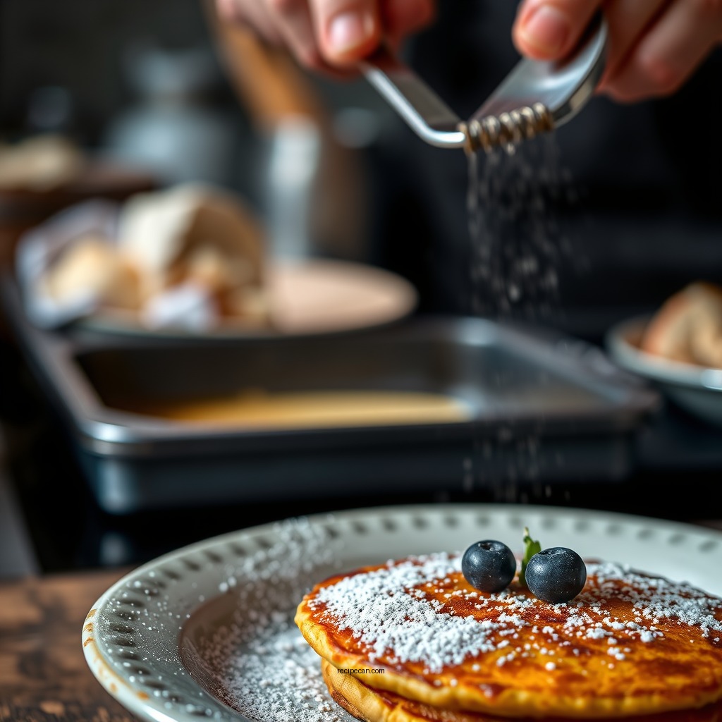 Cooking the Pancakes - sweet potato pancake recipe
