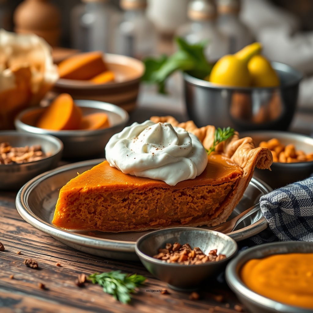Ingredients for Sweet Potato Pie - sweet potatoe pie recipe