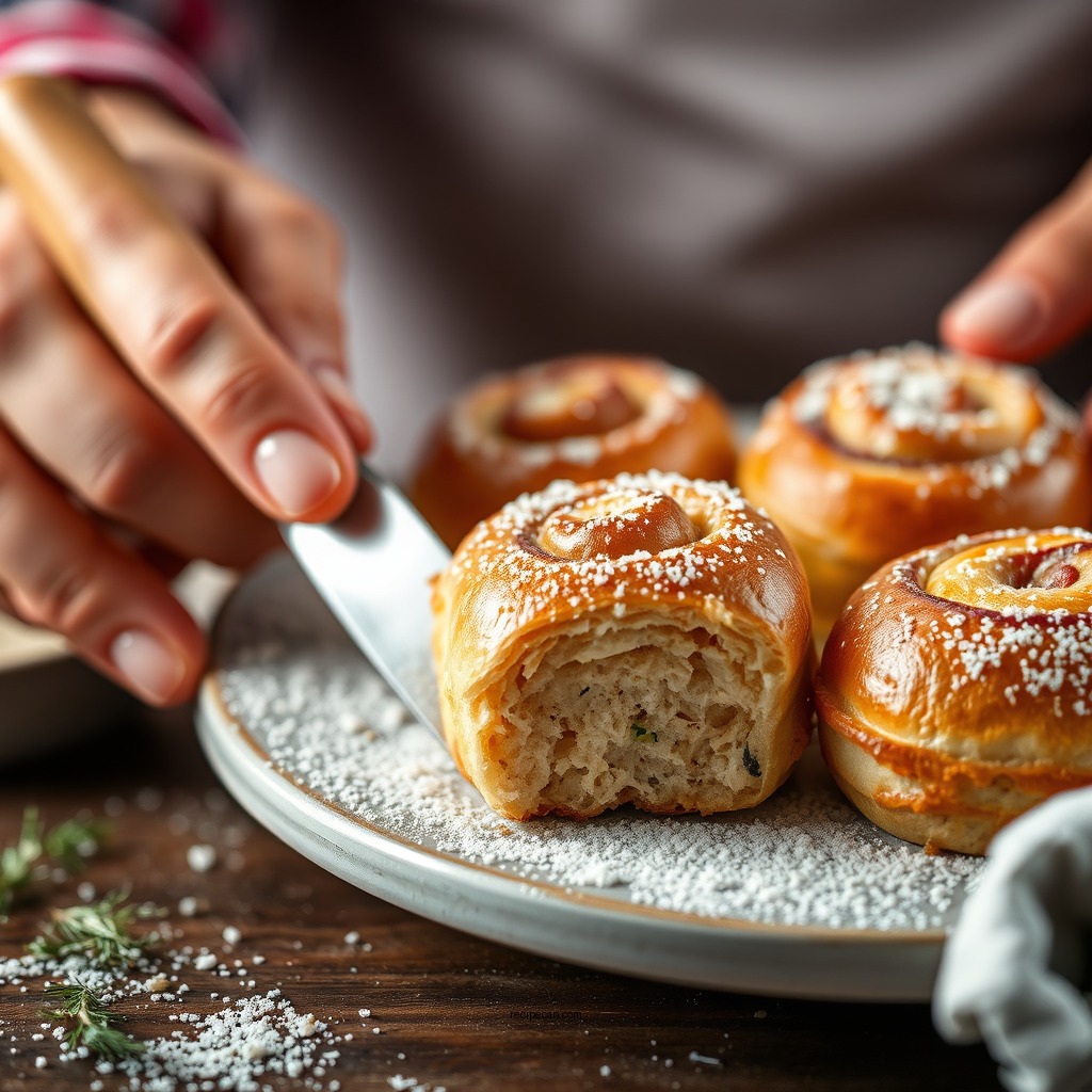 Creating the Filling - sweet rolls recipe