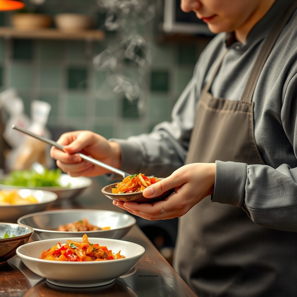 Step-by-Step Preparation - sweet sour recipe sauce