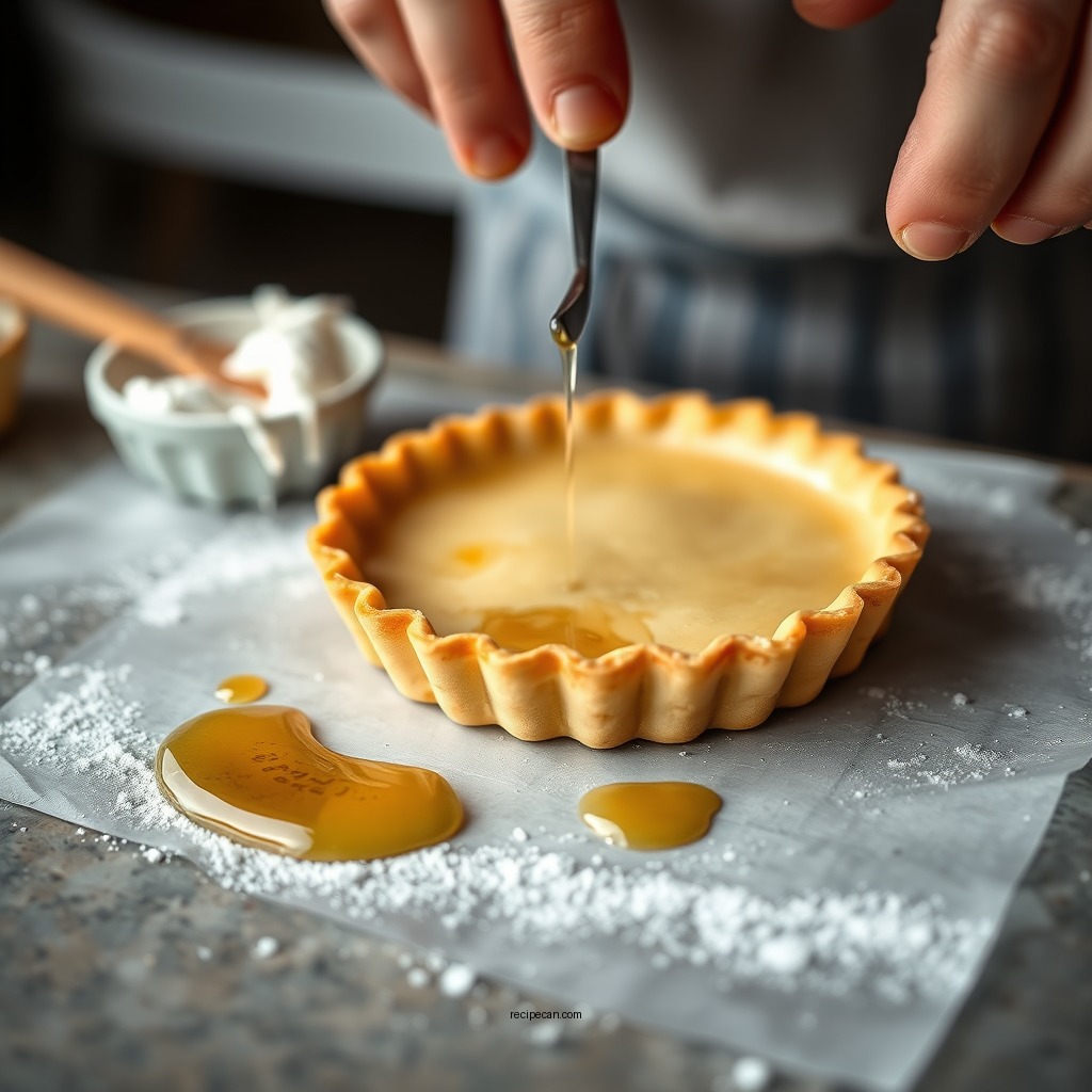 Preparing the Tart Crust - syrup tart recipe